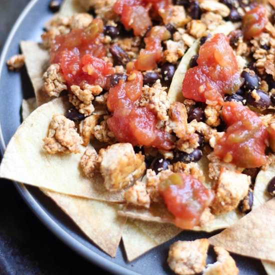Loaded Healthy Vegan Nachos Recipe - Recipe photo by theconscientiouseater