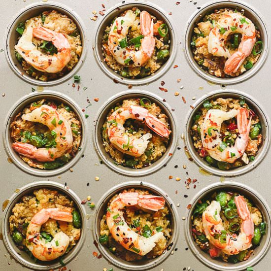 Shrimp Fried Rice Cups (GF) - Recipe photo by asiancaucasian