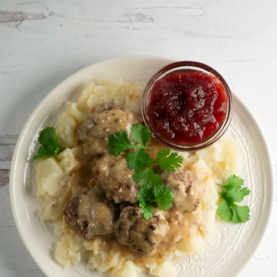 Easy Swedish Meatballs! - Recipe photo by Framed Cooks