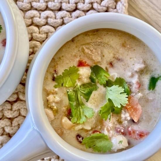 White Turkey Chili - Recipe photo by Kitchengetaway