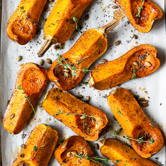 Honeynut Squash with Brown Butter - Recipe photo by sandravalvassori