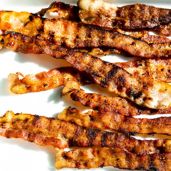 Bacon on the Grill - Recipe photo by LifesLittleSweets