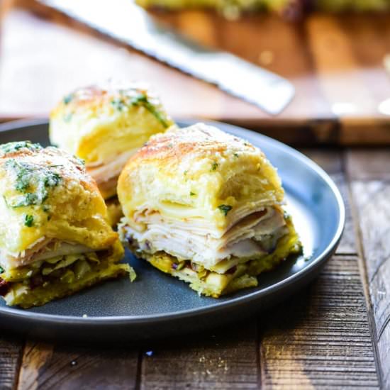 Baked Muffuletta Sliders - Recipe photo by dudethatcookz