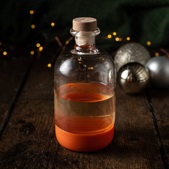 Mint Simple Syrup - Recipe photo by anerdcooks