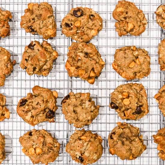 Einkorn Cowboy Cookies - Recipe photo by cookcraftcultivate