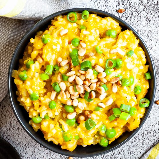 Butternut Squash Risotto - Recipe photo by MyPurePlants