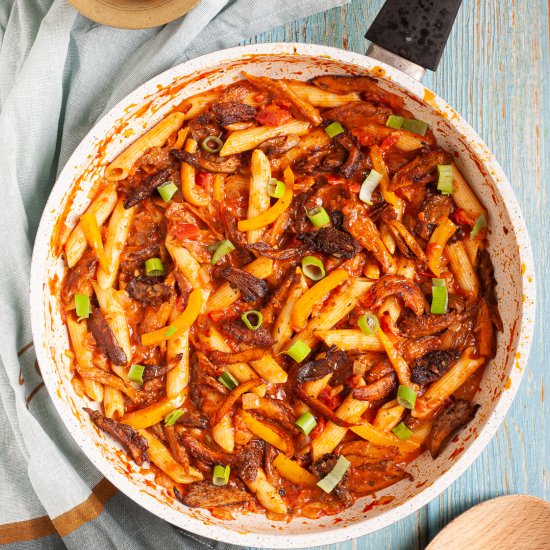 Vegan Cajun Pasta - Recipe photo by MyPurePlants