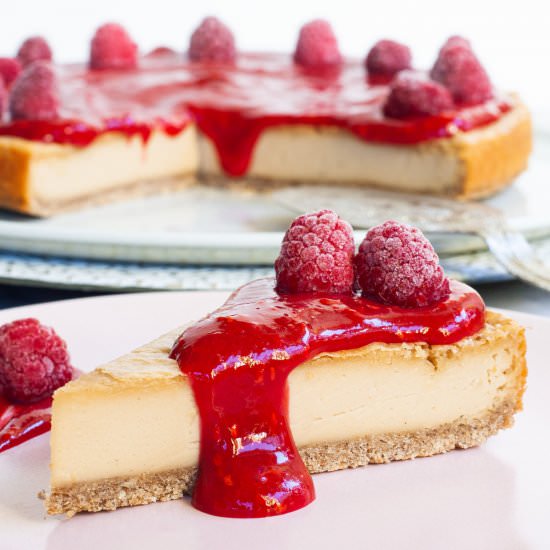 Baked Vegan Cheesecake - Recipe photo by MyPurePlants