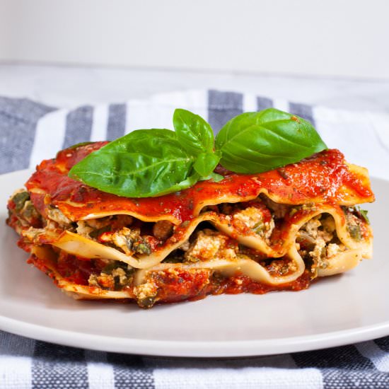 Vegan Spinach Lasagna - Recipe photo by MyPurePlants