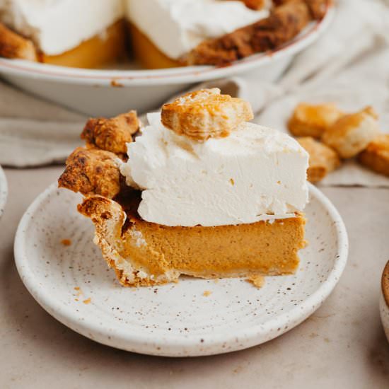 Pumpkin Custard Pie - Recipe photo by alpineella