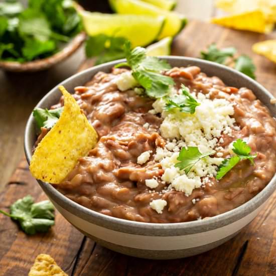 Homemade Refried Beans - Recipe photo by Lemon blossoms
