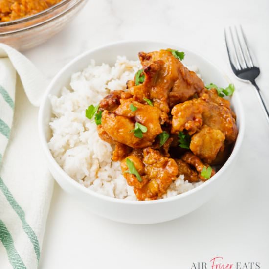 Trader Joe's Orange Chicken AF - Recipe photo by Air Fryer Eats