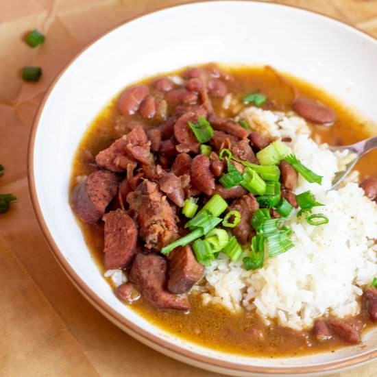Crock Pot Red Beans and Rice - Recipe photo by turnrowtable