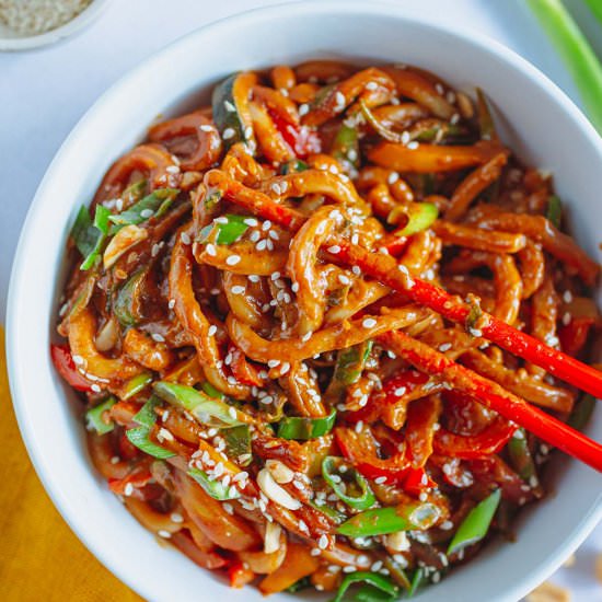 Spicy Peanut Noodles - Recipe photo by plantnspice