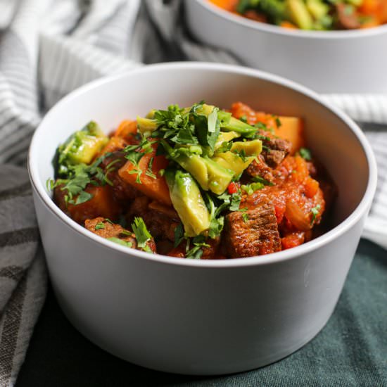 Whole30 Butternut Squash Chili - Recipe photo by theproducepack