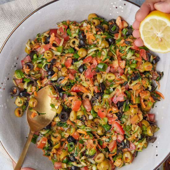 Mediterranean Olive Salad - Recipe photo by everylittlecrumb