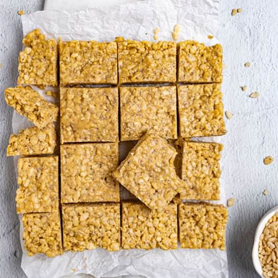 Healthy Rice Krispie Treats - Recipe photo by Robust Recipes