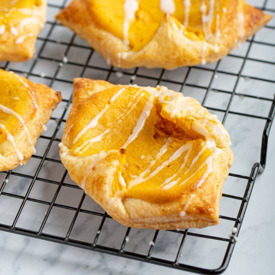 Pumpkin Cream Cheese Danish - Recipe photo by Lokness