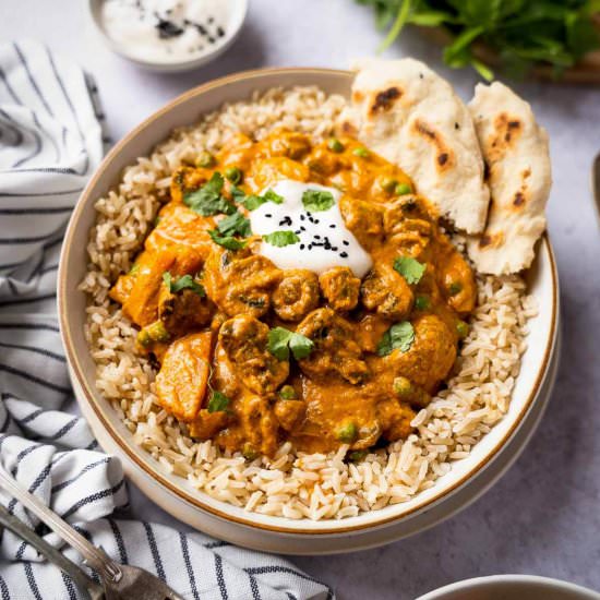 Vegetable Tikka Masala Curry - Recipe photo by Ourplantbasedworld