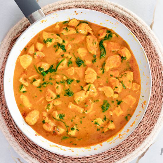 CHICKEN COCONUT CURRY - Recipe photo by lowcarbspark