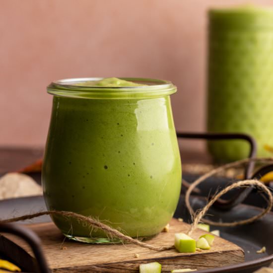 Sour Apple Smoothie - Recipe photo by CookhouseDiary