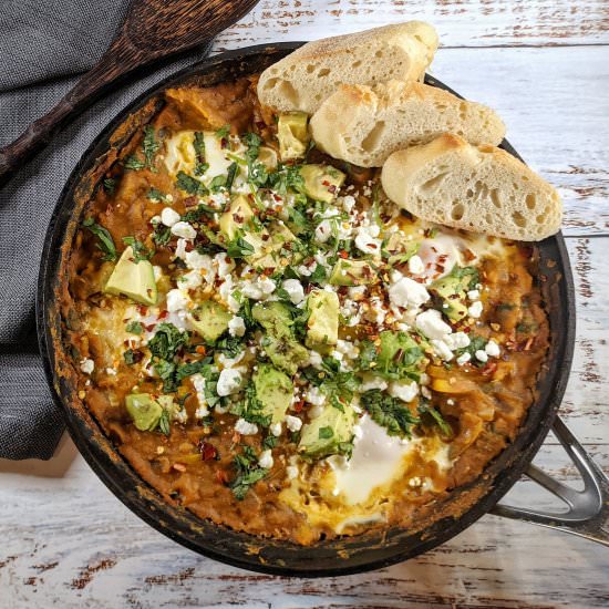 Pumpkin Shakshuka - Recipe photo by The Buslife Kitchen