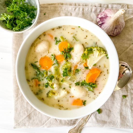 Vegetarian Gnocchi Soup - Recipe photo by Low Histamine Kitchen