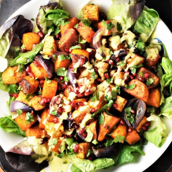 Spiced Roasted Vegetable Salad - Recipe photo by everydayhealthyrecipes