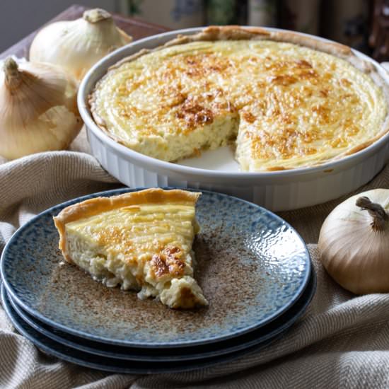 French Onion Tart - Recipe photo by GiangisKitchen