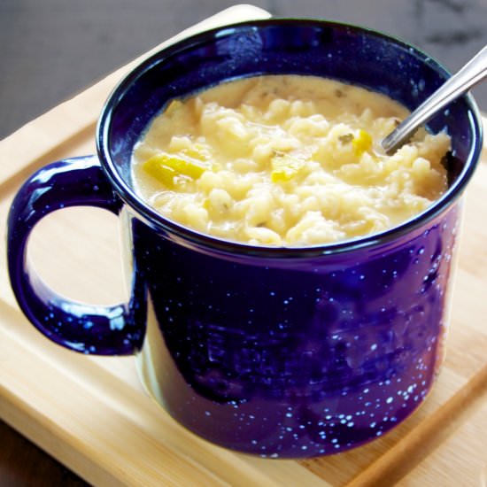 Creamy Green Chile Ramen Soup - Recipe photo by Flipped-Out Food