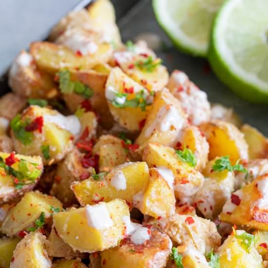 Air Fryer Lebanese Potatoes - Recipe photo by healingtomato
