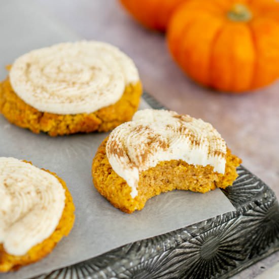 Gluten Free Keto Pumpkin Cookies - Recipe photo by fitandfull