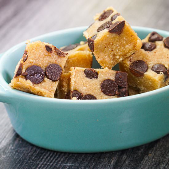 Healthy Cookie Dough Fudge - Recipe photo by MyLifeCookbook