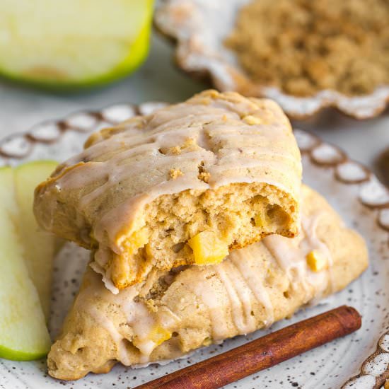 Apple Cinnamon Scones - Recipe photo by Kathryns.kitchen.blog