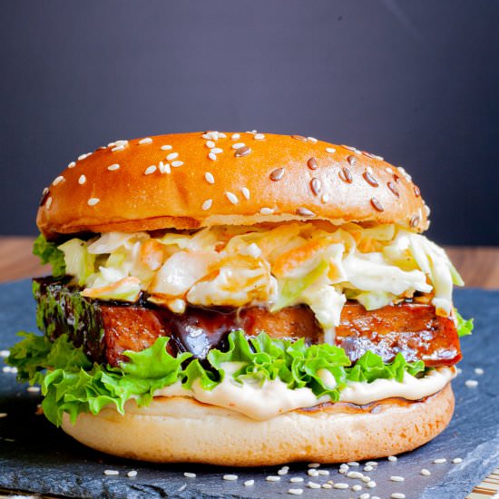 Chinese Tofu Burger - Recipe photo by MyPurePlants