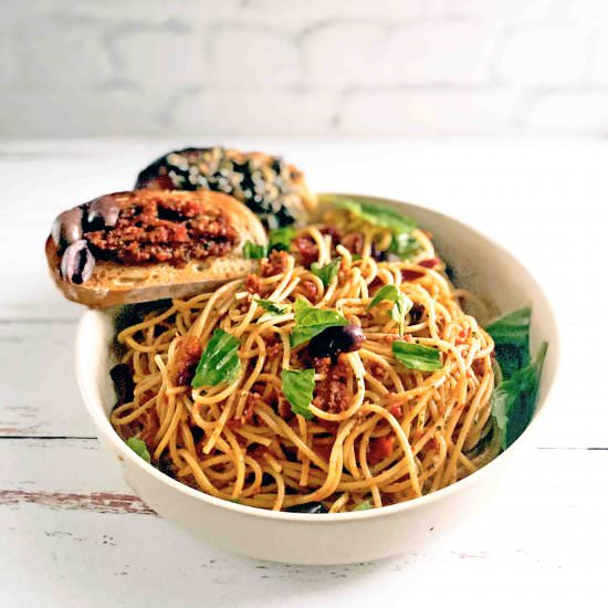 Red Pesto – Pesto Rosso - Recipe photo by Sinful Kitchen