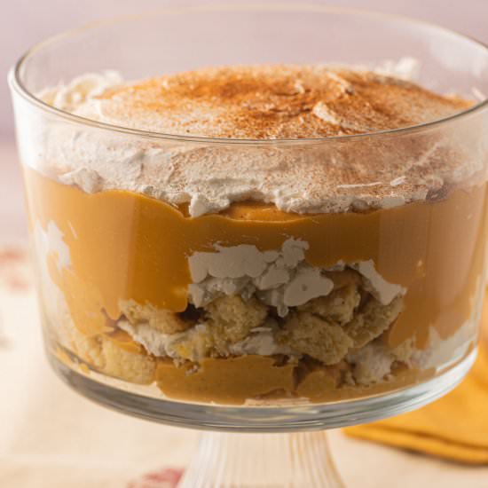 Keto Pumpkin Pudding Trifle - Recipe photo by debsdailydish