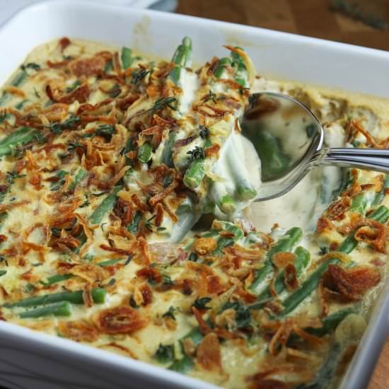 Vegan Green Bean Casserole - Recipe photo by Cooking With Camilla