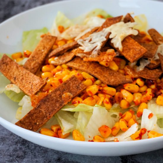 sweetcorn and nduja salad - Recipe photo by Cuisine Fiend