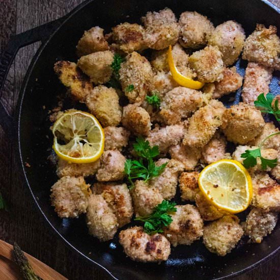 Garlic Butter Chicken Bites - Recipe photo by Jillianshealthfuleats