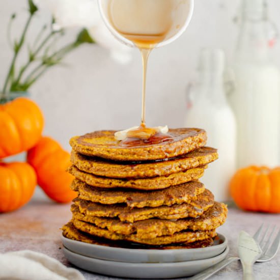 Gluten Free Keto Pumpkin Pancakes - Recipe photo by fitandfull