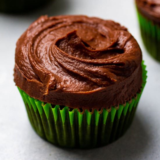 Small Batch Chocolate Cupcakes - Recipe photo by lifeasastrawberry