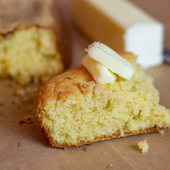 Buttermilk Skillet Cornbread - Recipe photo by turnrowtable