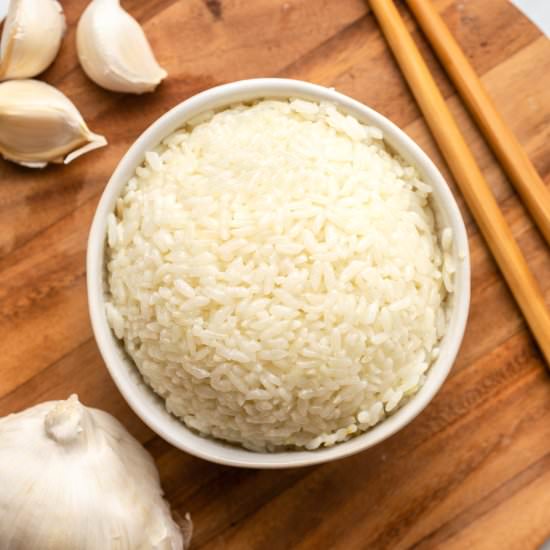Instant Pot Garlic Rice - Recipe photo by from my bowl