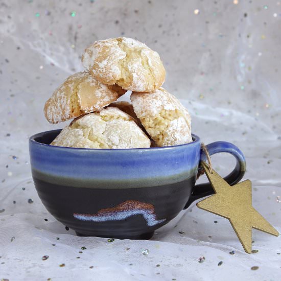 Lemon Amaretti Cookies - Recipe photo by glutenfreealchemist