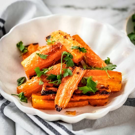 Air Fryer Roasted Carrots - Recipe photo by dizzybusyandhungry