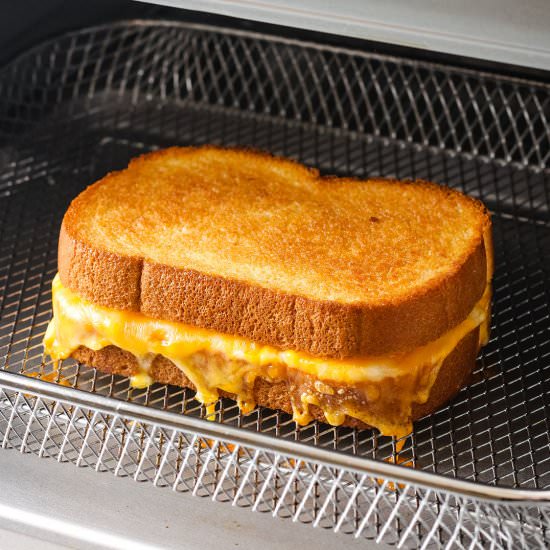 Air Fryer Grilled Cheese - Recipe photo by toaster oven love