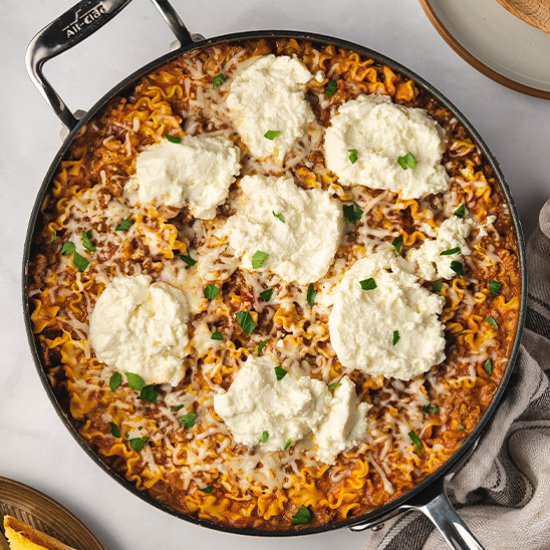 Skillet Lasagna - Recipe photo by bellyfull