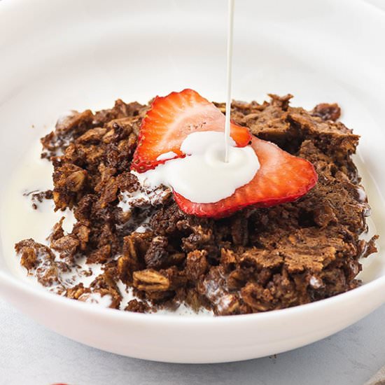 Brownie Baked Oatmeal - Recipe photo by bellyfull