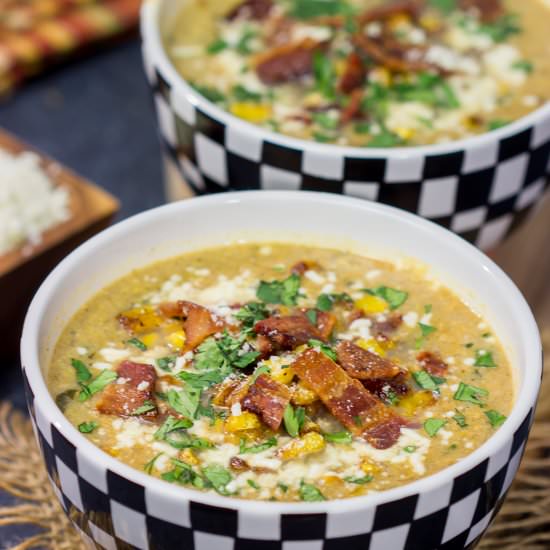 Mexican Street Corn Soup - Recipe photo by spicedblog